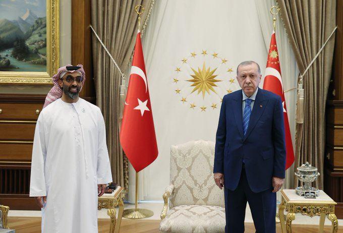 Başkan Erdoğan ve Şeyh Tahnoun Bin Zayed Al Nahyan 