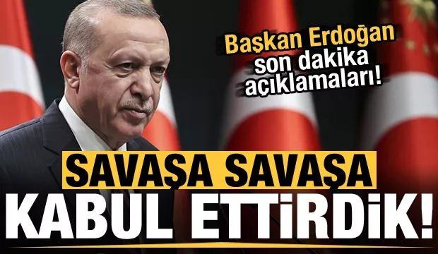 Cumhurbaşkanı Erdoğan: Musibetten siyasi rant devşirmeye çalışmanın hiçbir izahı olamaz