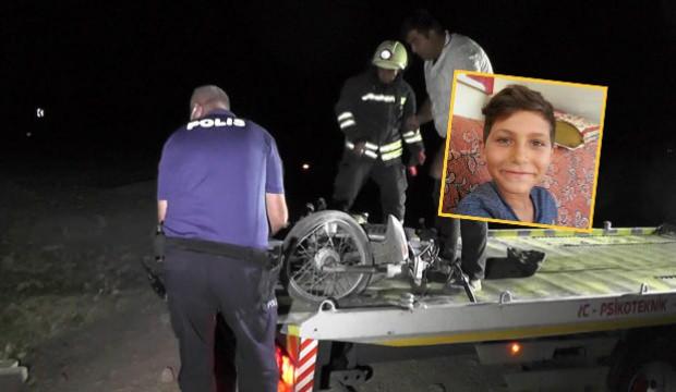 Motosikletiyle su kanalına yuvarlandı! 15 yaşındaki gençten kahreden haber