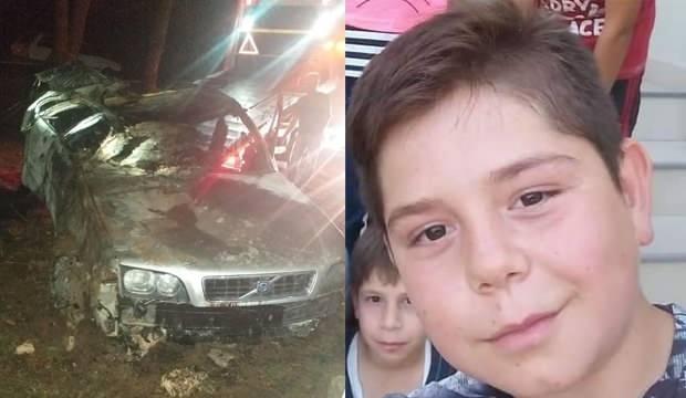 16 yaşındaki lise öğrencisi otomobille ağaca çarpıp takla attı! Yanarak hayatını kaybetti