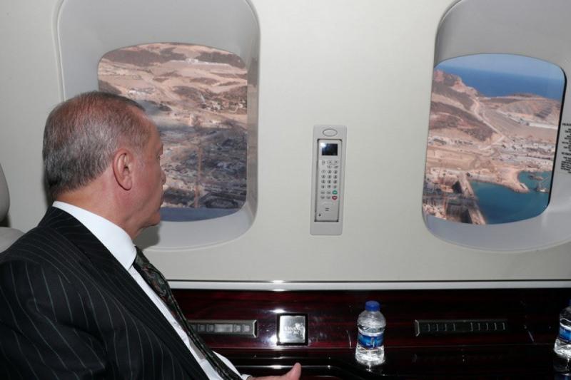 Cumhurbaşkanı Erdoğan, Akkuyu NGS sahasında incelemelerde bulundu