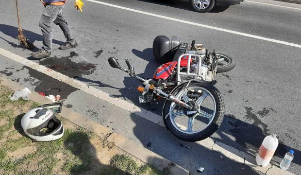 Zonguldak’ta motosiklet yayaya çarptı: 2 yaralı   