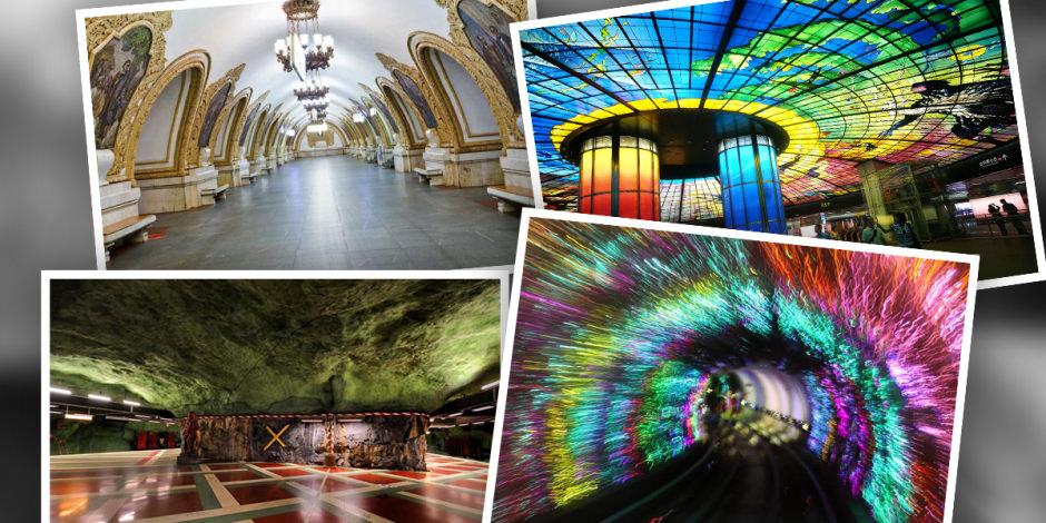 Dünyanın en renkli 10 metro istasyonu