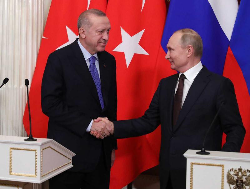 Cumhurbaşkanı Erdoğan ve Rusya Devlet Başkanı Putin