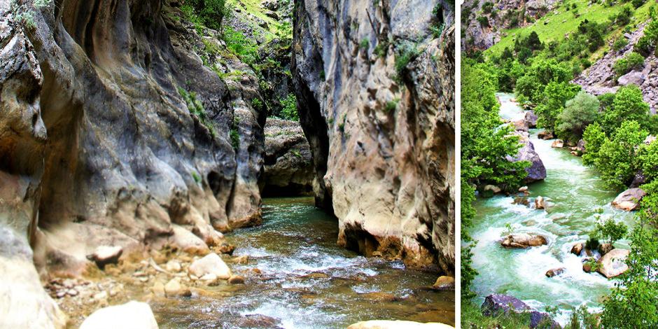 Kahramanmaraş'ın saklı cenneti: Hançer Kanyonu