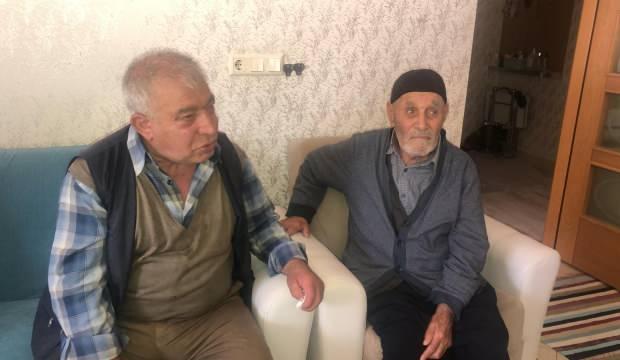 107 yaşındaki Osman dedenin 40 yıllık hasreti son buldu