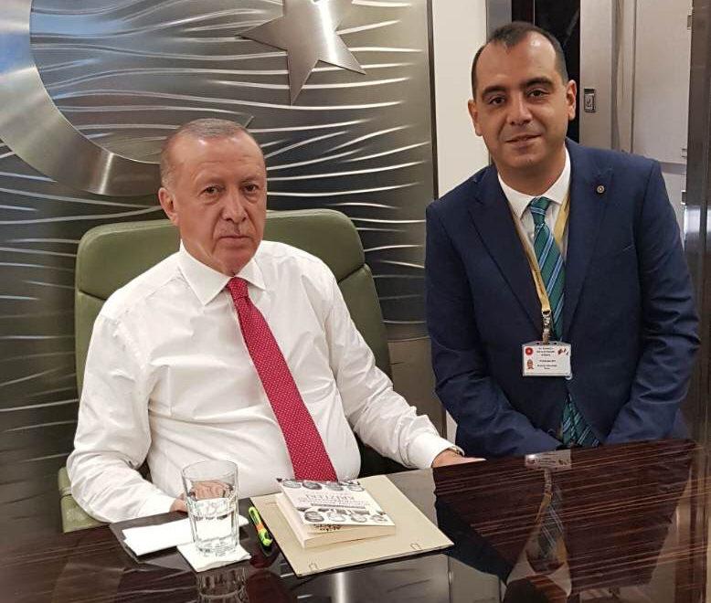 Cumhurbaşkanı Erdoğan ve Kanal 7 Dış Haberler Müdürü Taha Dağlı