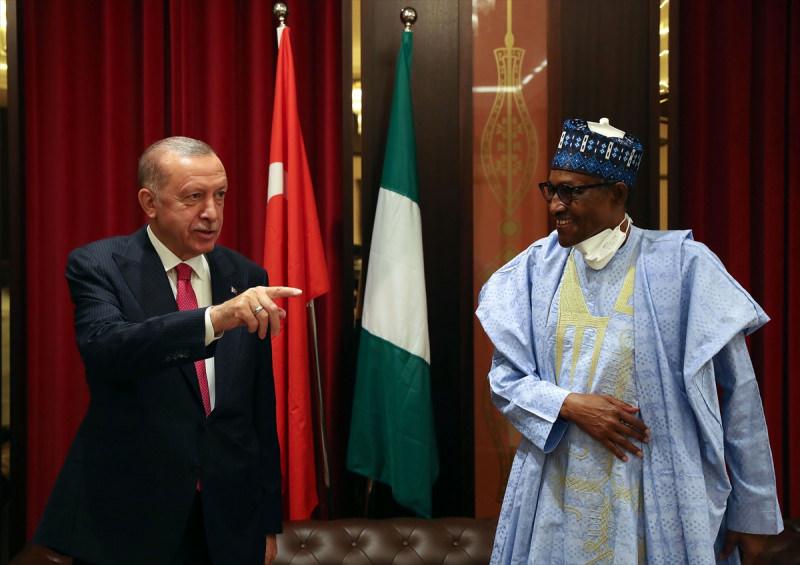 Cumhurbaşkanı Erdoğan ve Nijerya Cumhurbaşkanı Muhammed Buhari