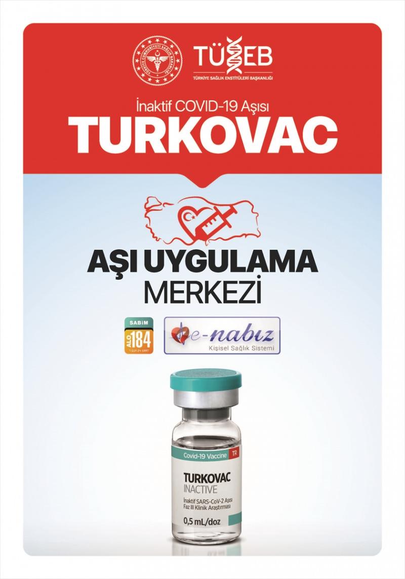TÜSEB'den TURKOVAC'ın faz-3 hatırlatma dozu uygulaması için afiş