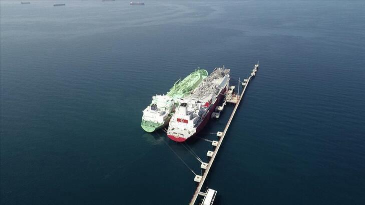 Türkiye'nin ilk yüzer sıvı doğal gaz depolama ve gazlaştırma gemisi (FSRU) Ertuğrul Gazi