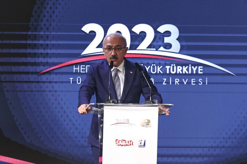 Hazine ve Maliye Bakanı Lütfi Elvan, Turkuvaz Medya Merkezinde Sabah Gazetesi ve ekonomi kanalı A Para'nın düzenlediği Türkiye 2023 Zirvesi'ne katılarak konuşma yaptı.