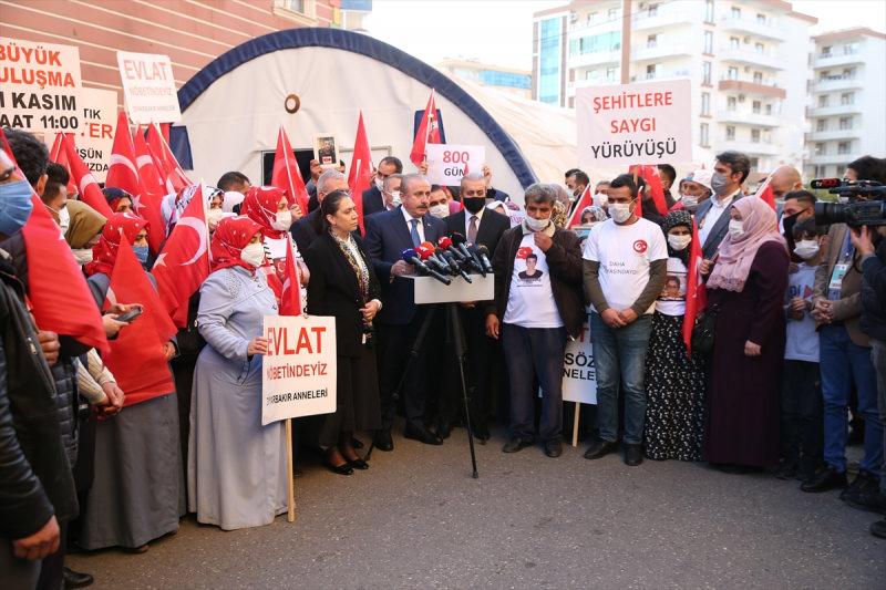 TBMM Başkanı Mustafa Şentop, Diyarbakır annelerini ziyaret etti
