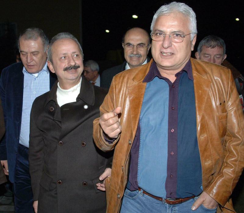 19 Nisan 2006'da Türkiye Futbol Federasyonu Başkanı Haluk Ulusoy ve Ankaragücü Başkanı Cemal Aydın.