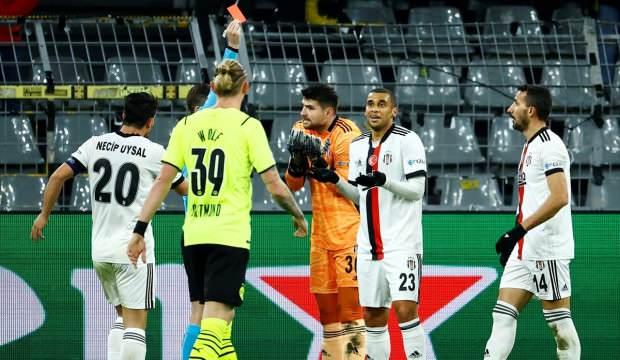 Dortmund-Beşiktaş maçında hakemden ağır karar!