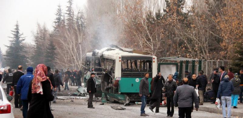 17 Aralık 2016 - Kayseri'deki PKK saldırısı