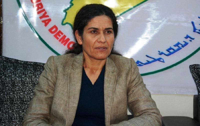 PKK'nın Suriye'deki siyasi kanadı SDG eş başkanı İlham Ahmed