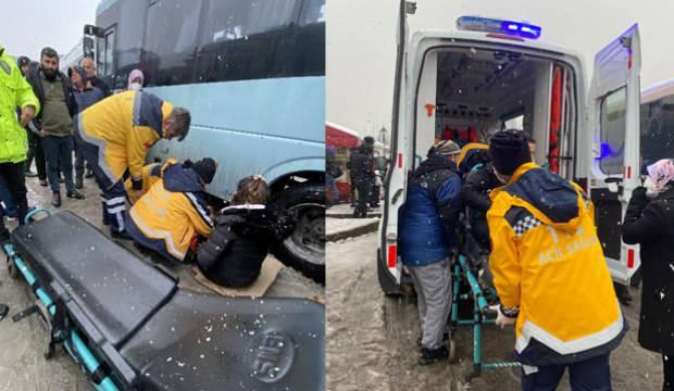 Zonguldak’ta kaza, yolcu minibüsü genç kadına çarptı   