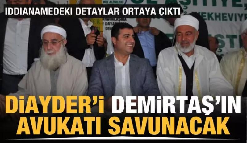 DİAYDER'i Demirtaş'ın avukatı savunacak