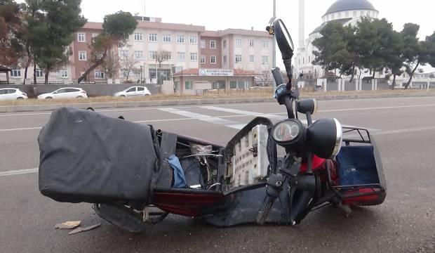 Kilis’te kaza! Otomobil ile motosiklet çarpıştı