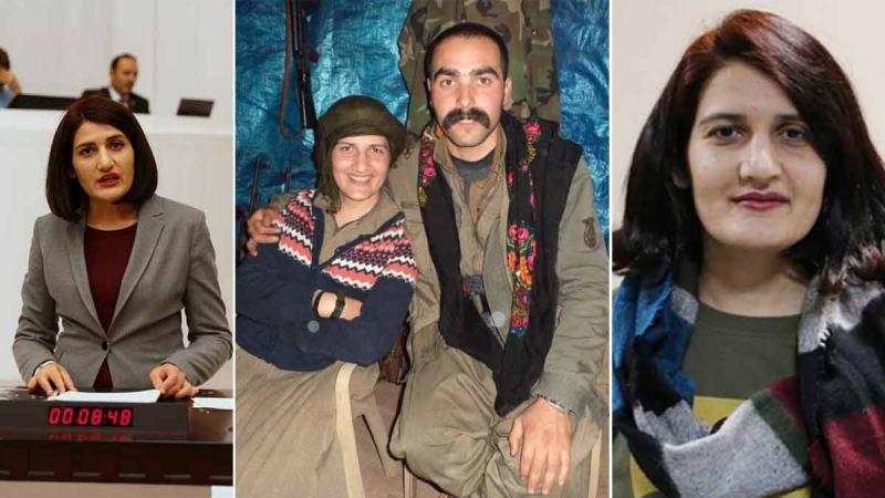 Teröristle fotoğrafları ortaya çıkan HDP'li Milletvekili Semra Güzel