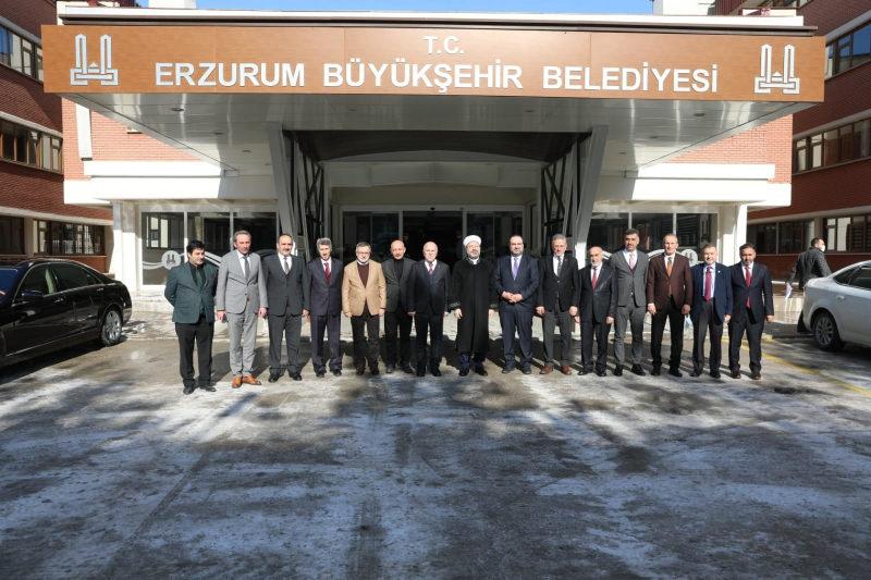 Diyanet İşleri Başkanı Prof. Dr. Ali Erbaş Erzurum Büyükşehir Belediyesinde