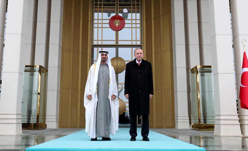 Cumöhurbaşkanı Erdoğan ve Abu Dabi Veliaht Prensi Şeyh Muhammed bin Zayed