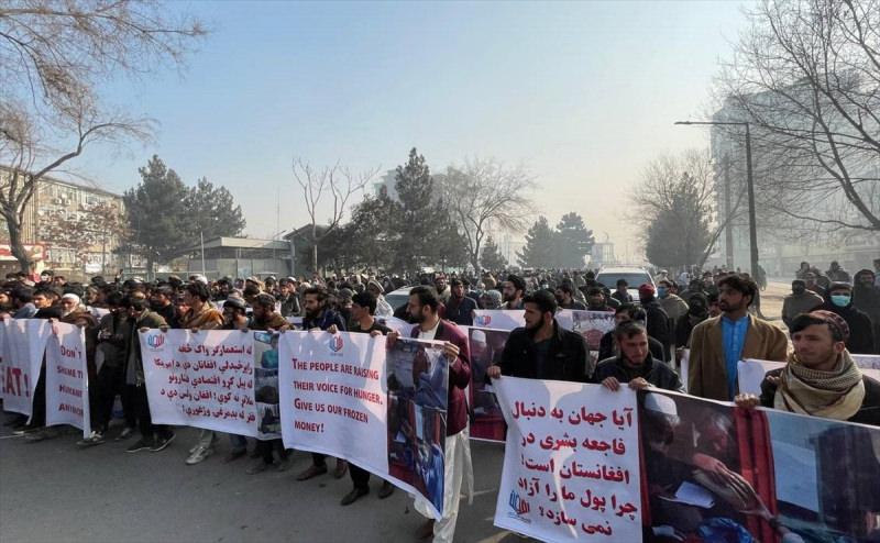 Afganistan'da ABD karşıtı protesto
