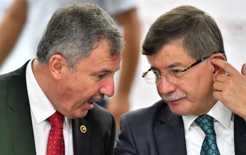Gelecek Partisi Genel Başkanı Davutoğlu ile Gelecek Partisi Genel Başkan Yardımcısı Selçuk Özdağ