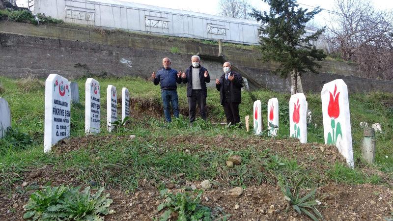 Trabzon'da mermerci ustası mezar taşı çaldı