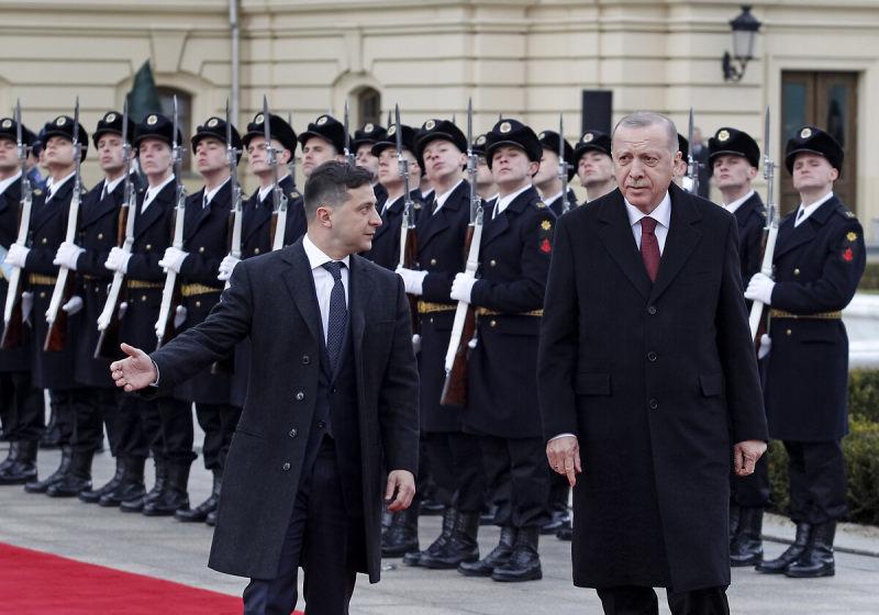 Ukrayna Cumhurbaşkanı Zelenskiy ve Cumhurbaşkanı Erdoğan
