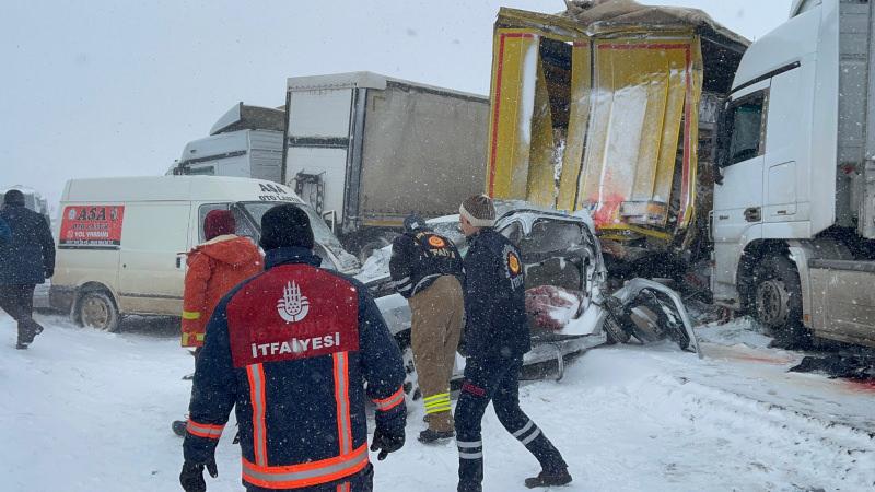 Mardin'de zincirleme trafik kazası