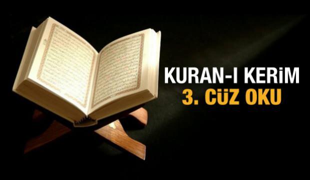 Kuran 3. Cüz oku! 3. Cüz Arapça okunuşu... 3. cüz oku Arapça