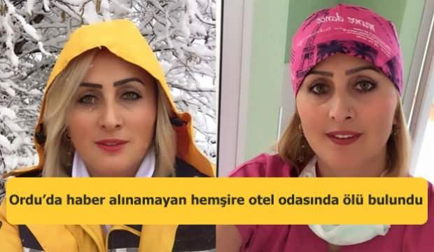 Ordu&rsquo;da haber alınamayan hemşire otel odasında &ouml;l&uuml; bulundu