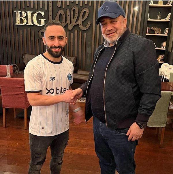 Erhun Aksel Öztümer ve Adana Demirspor Başkanı Murat Sancak