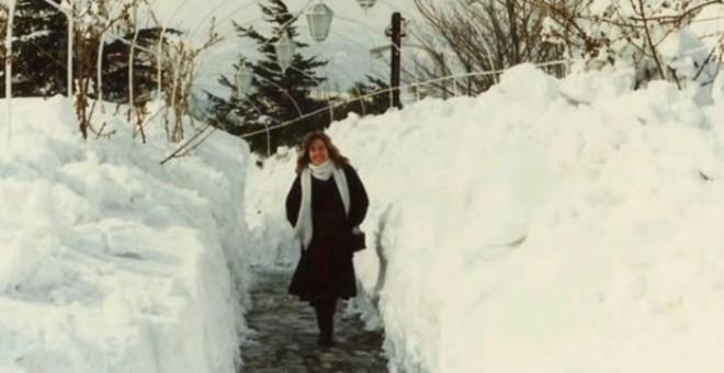 Meşhur 1987 kışından bir fotoğraf. 