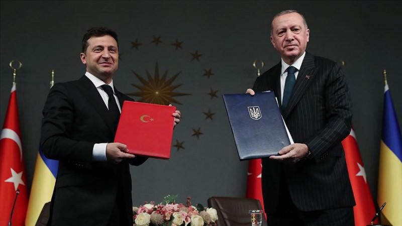 Volodymyr Zelenskiy-Recep Tayyip Erdoğan