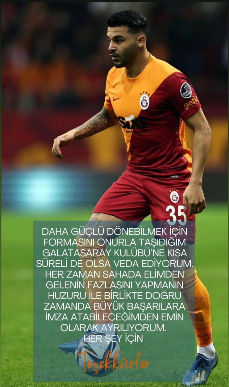 Aytaç Kara’dan Galatasaray’a veda