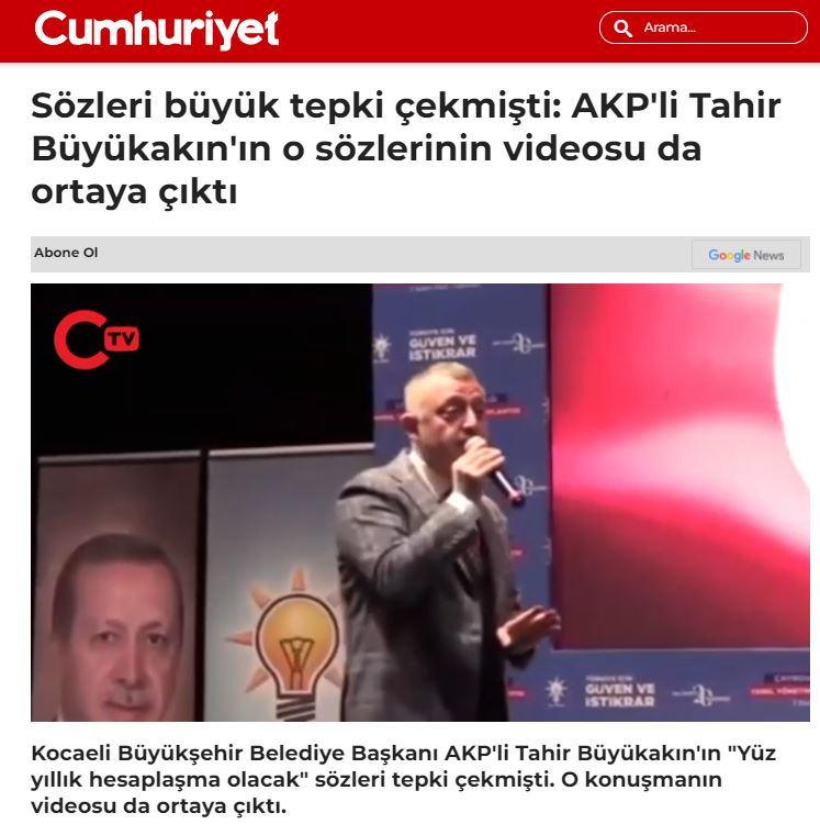 Cumhuriyet: "O konuşmanın videosu ortaya çıktı"