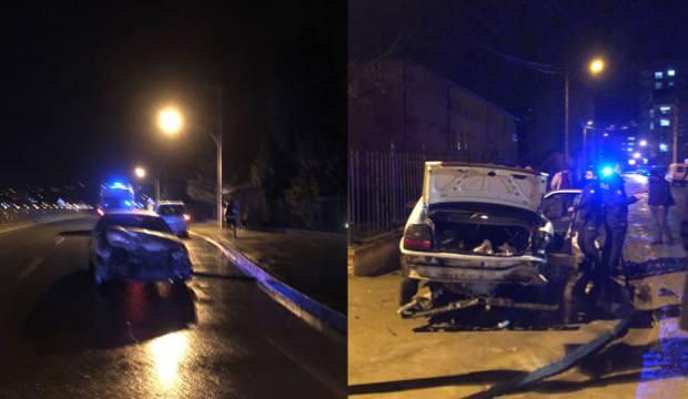 Araklı’da iki araç çarpıştı, 8 kişi yaralandı