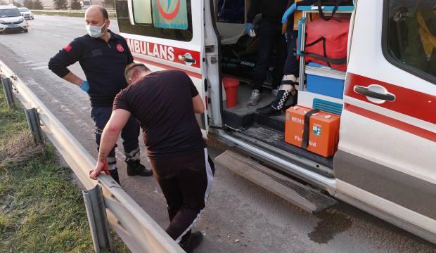 Samsun’da yaralı sürücü ayakkabısı çamurlu diye ambulanstan indi 