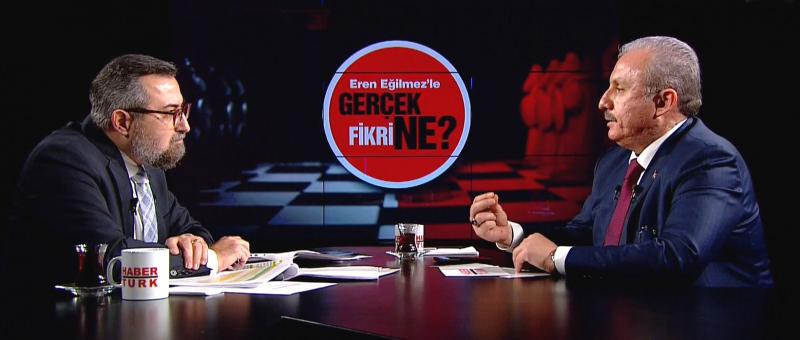 TBMM Başkanı Mustafa Şentop, Habertürk TV'de Eren Eğilmez'in sorularını yanıtladı