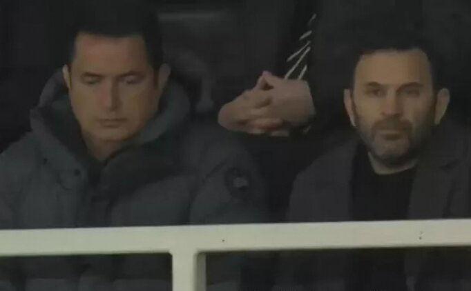 Acun Ilıcalı ve Okan Buruk, Hull City maçını birlikte izlerken