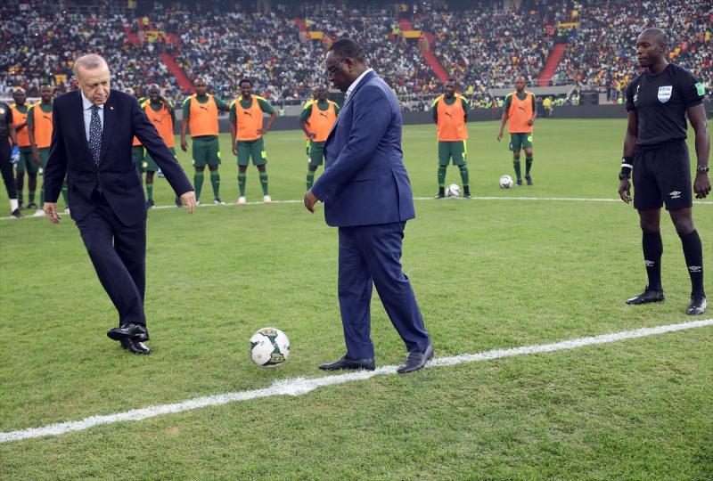 Senegal Stadı, Cumhurbaşkanı Erdoğan'ın katıldığı törenle açıldı.