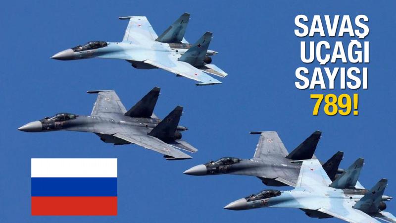 Rusya savaş uçağı sayısı