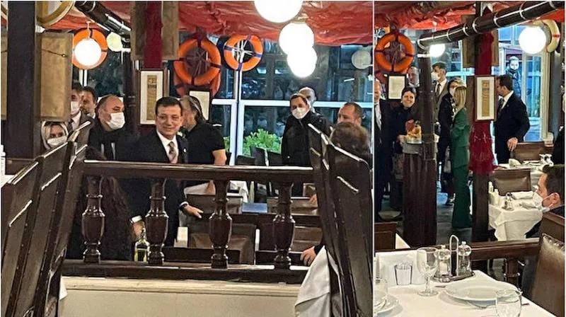 Ekrem İmamoğlu İngiliz Büyükelçi ile balık restoranında