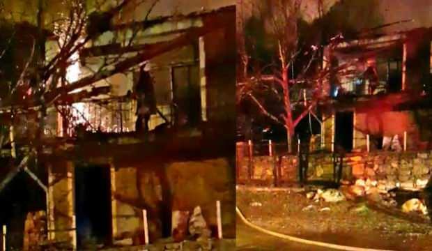 Denizli’de korku dolu anlar! Kalorifer kazanından çıkan yangın evi küle çevirdi   
