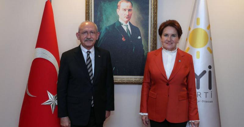 CHP Genel Başkanı Kemal Kılıçdaroğlu - İYİ Parti Genel Başkanı Meral Akşener