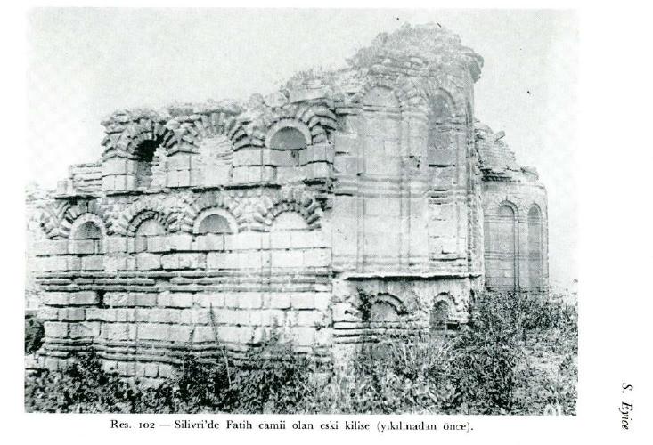 Silivri'de Fatih Camii'nin yıkılmadan önceki eski hali