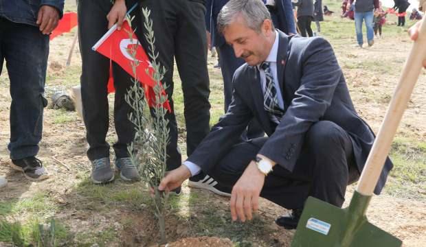 Şahinbey Belediyesi daha yeşil bir Gaziantep için fidanlar toprakla buluşturdu