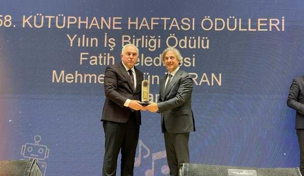 Kültür ve Turizm Bakanlığı’ndan Fatih Belediyesi’ne Yılın İşbirliği Ödülü